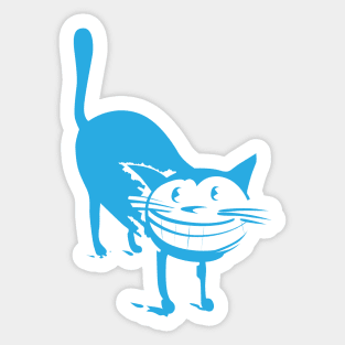Smiling cat Sticker
